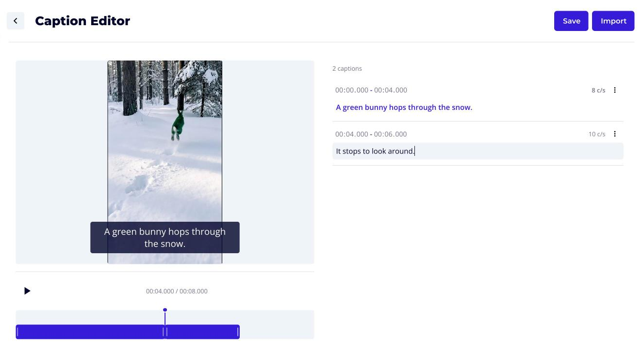 Caption Editor